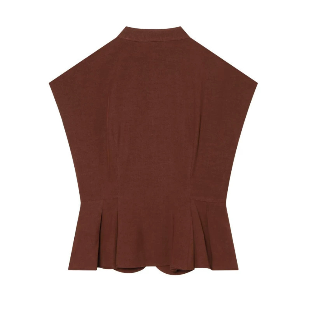 ZARA Fashion Single Breasted Multi Button Sleeveless Vest